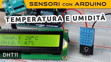 sistema di misurazione di temperatura e umidità arduino|sensore di umidità arduino.